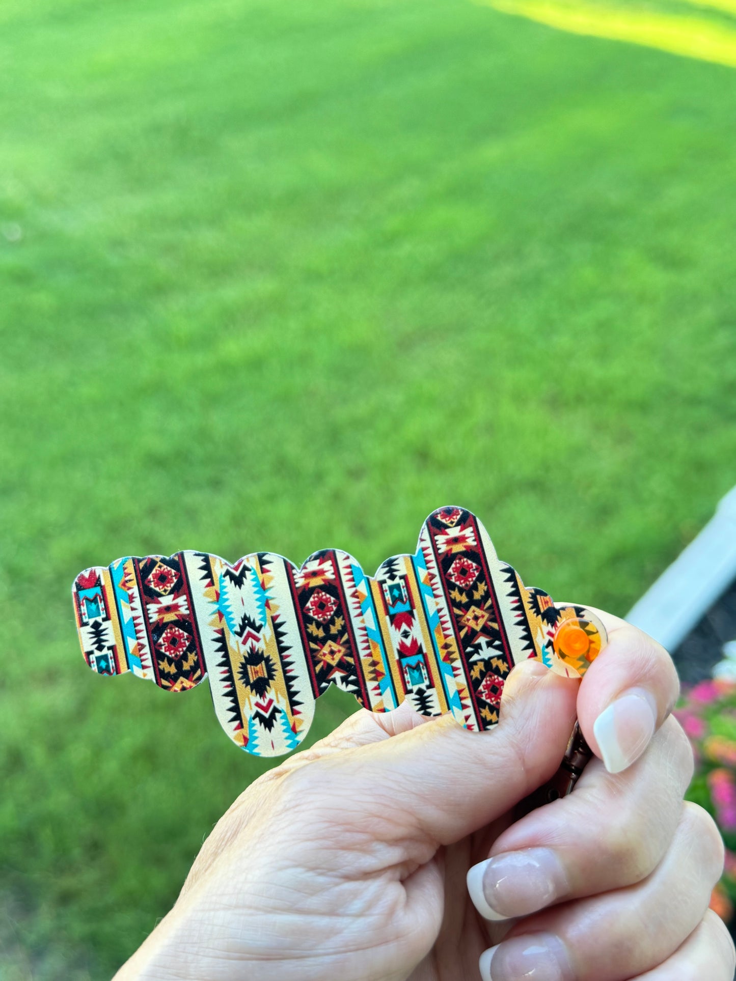 Aztec Western Style Personalized Keychains