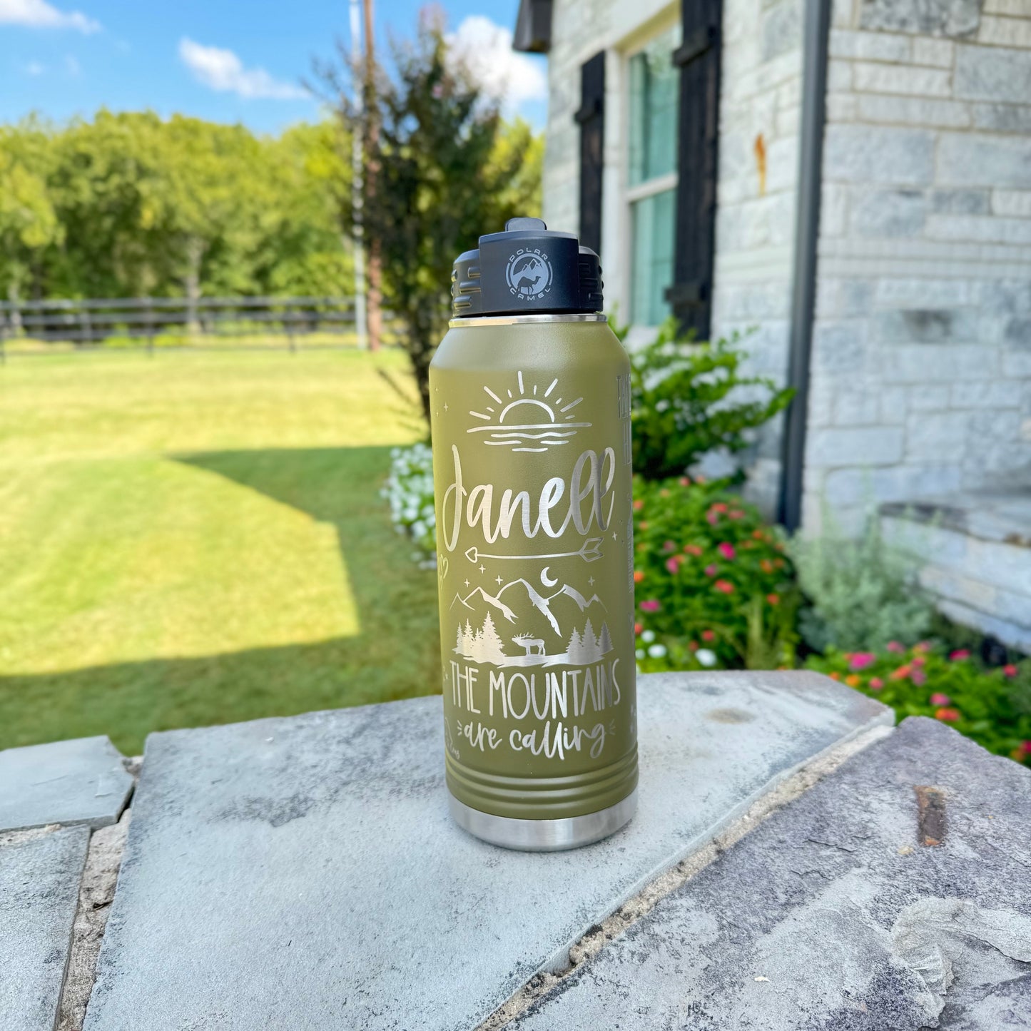 Personalized Engraved Water Bottle