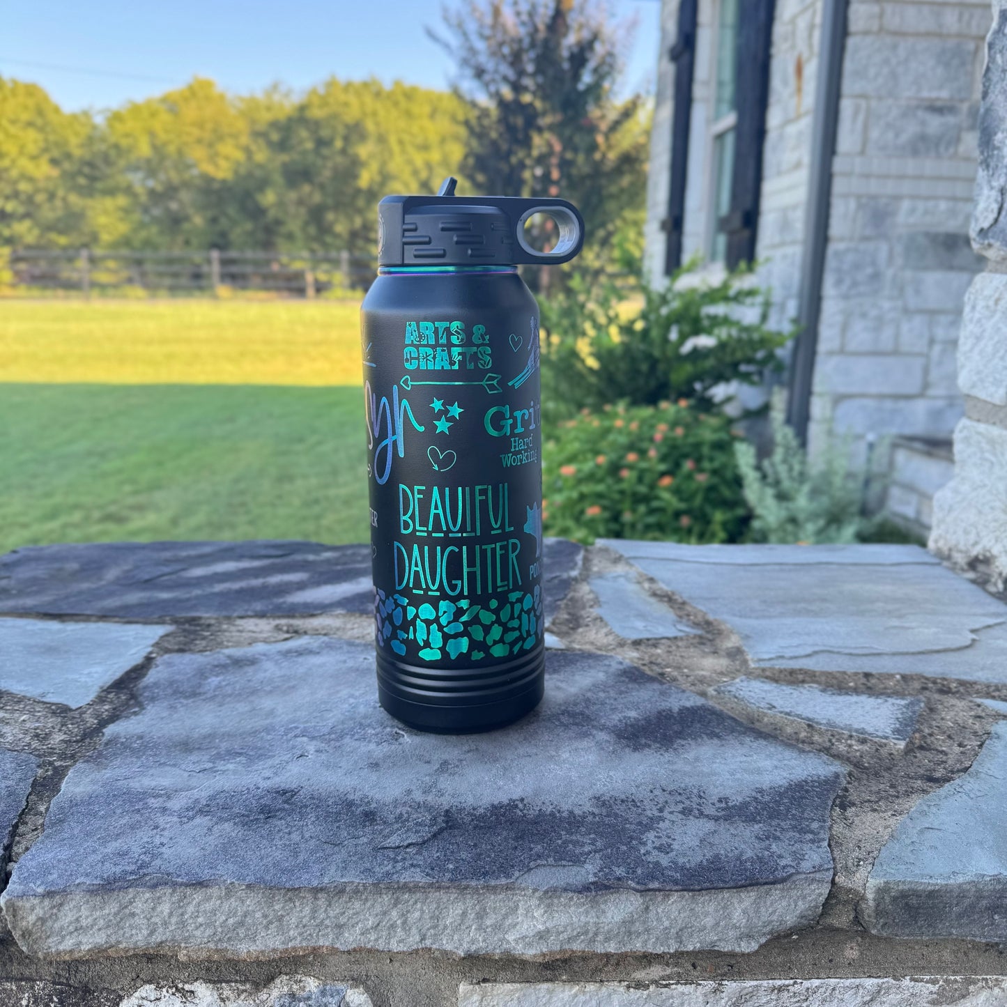 Personalized Engraved Water Bottle