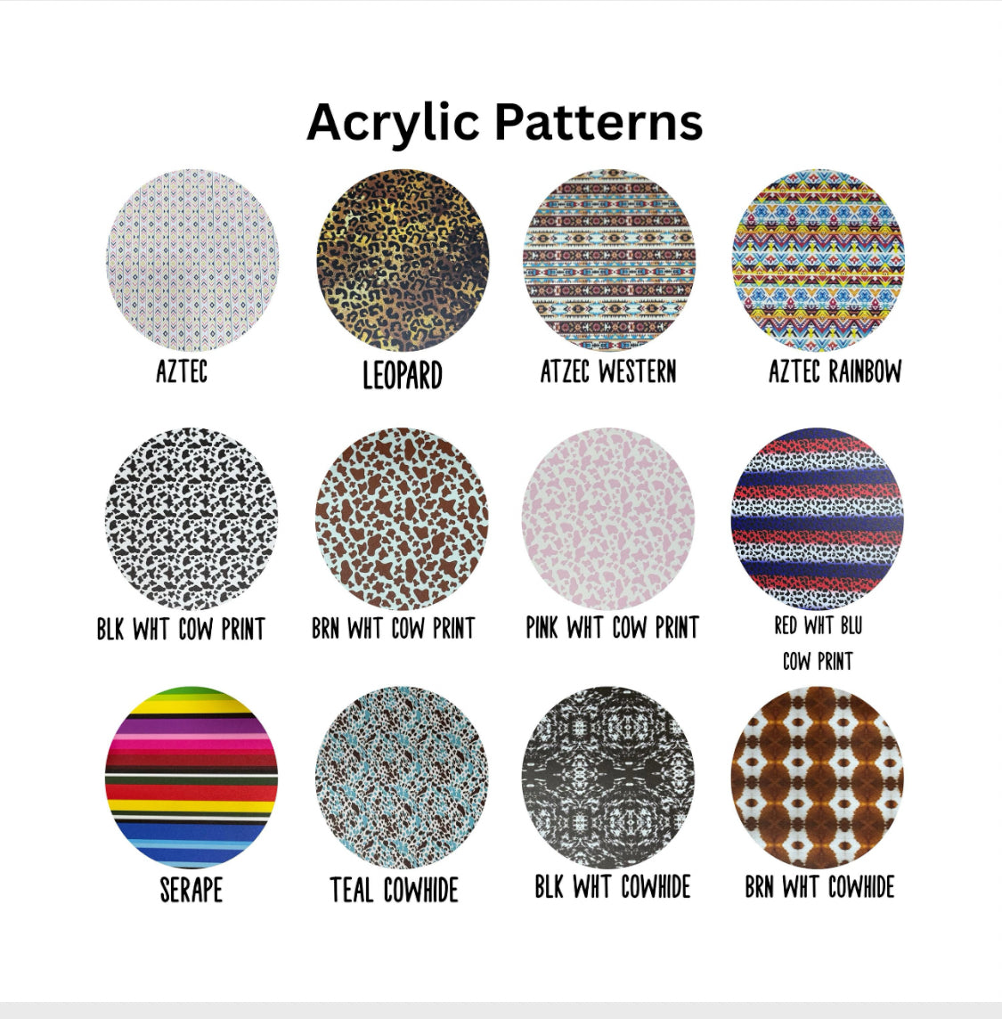 Aztec Rainbow Style Personalized Keychains