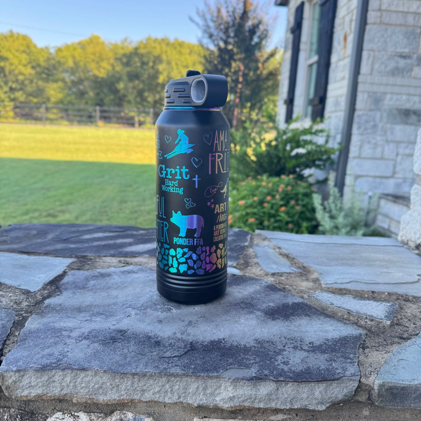 Personalized Engraved Water Bottle