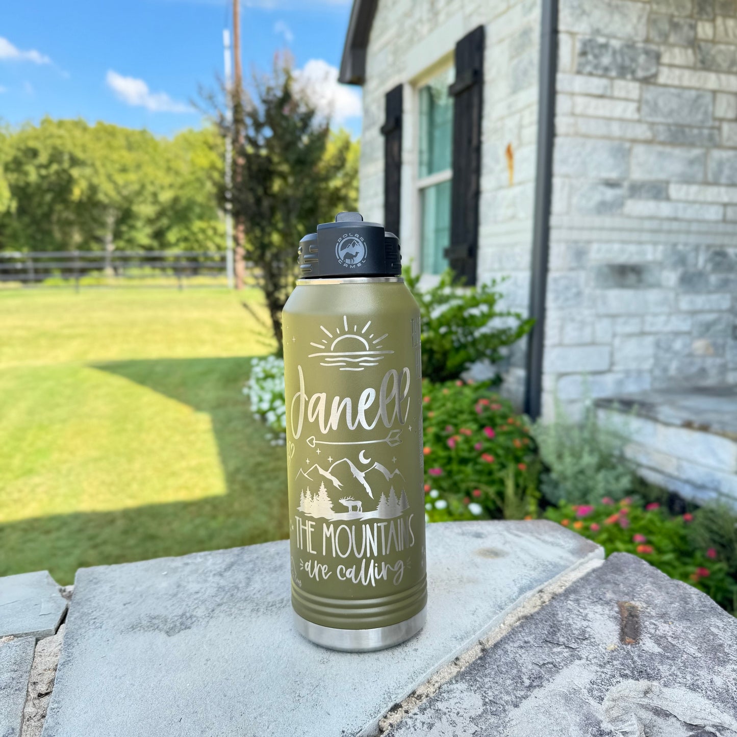 Personalized Engraved Water Bottle