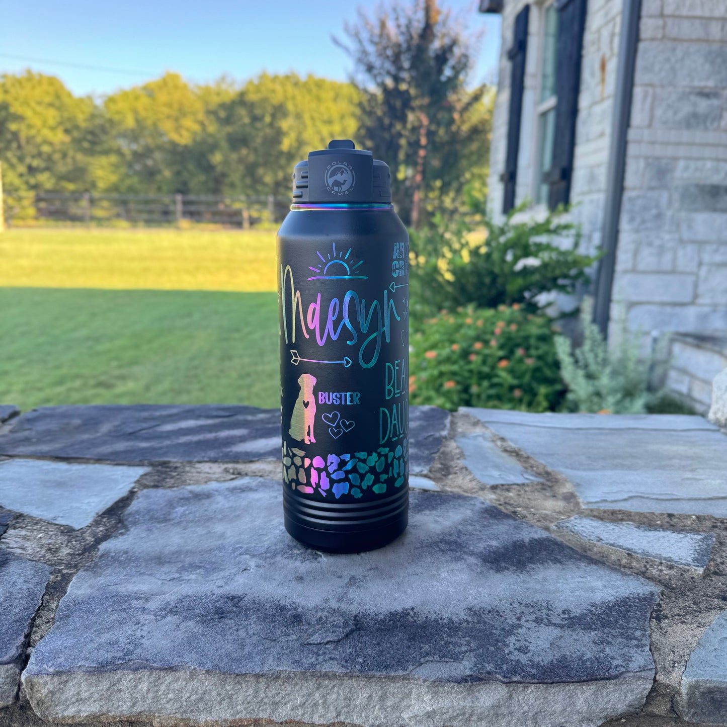 Personalized Engraved Water Bottle