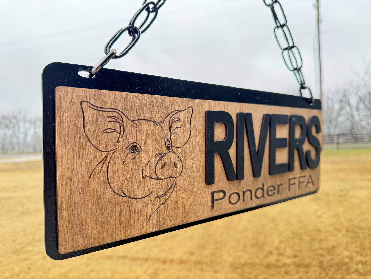 Stall Sign for FFA, 4H Projects or Barn Animal