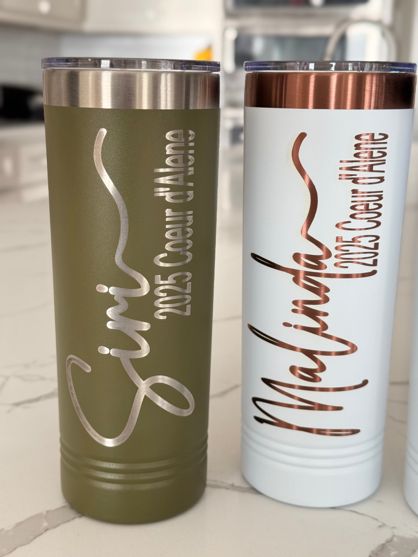 Custom Tumblers Engraved 22oz