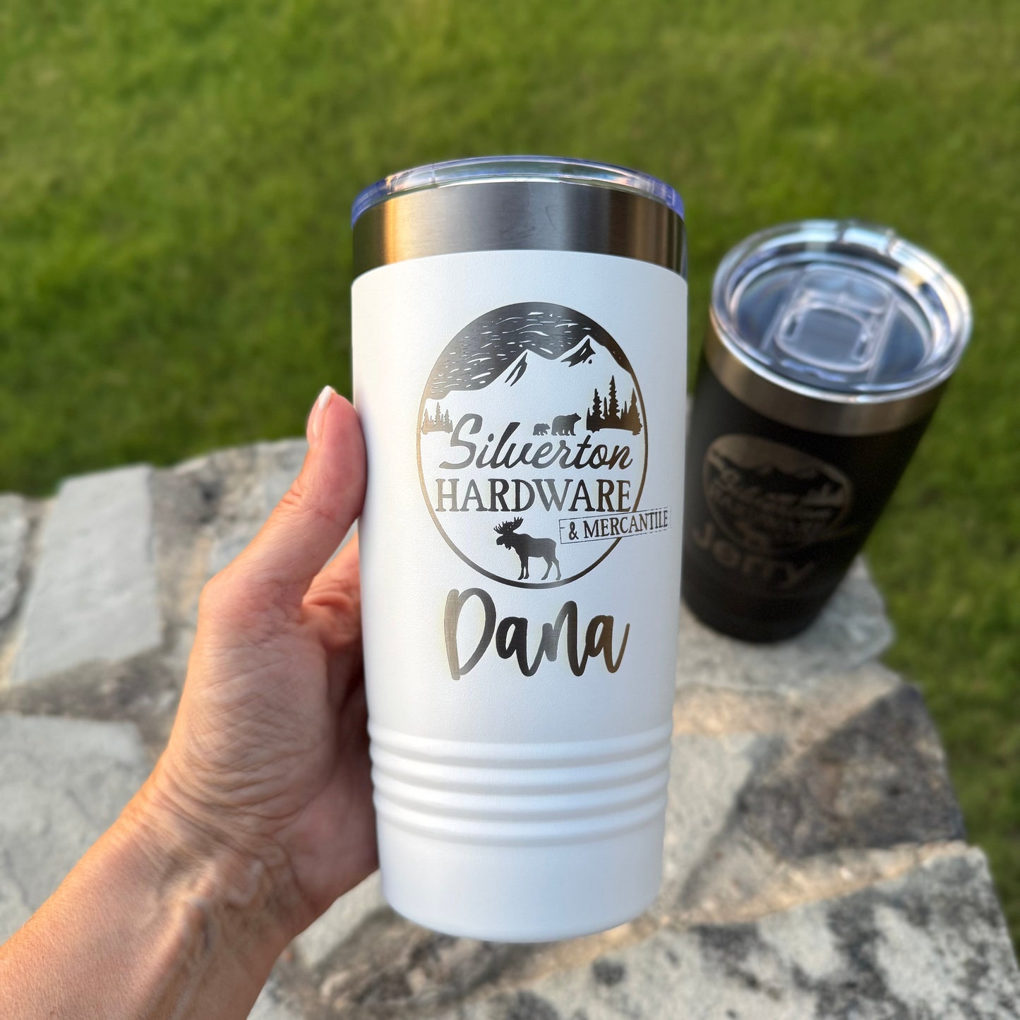 Customized Engraved Tumbler 20oz