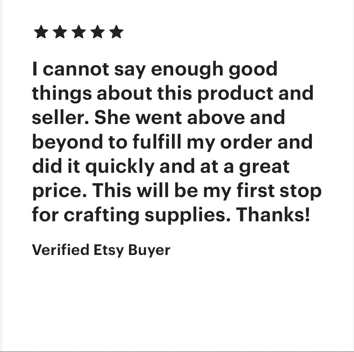 Keychain with a portrait on a gray card, featuring a five-star rating and customer review.