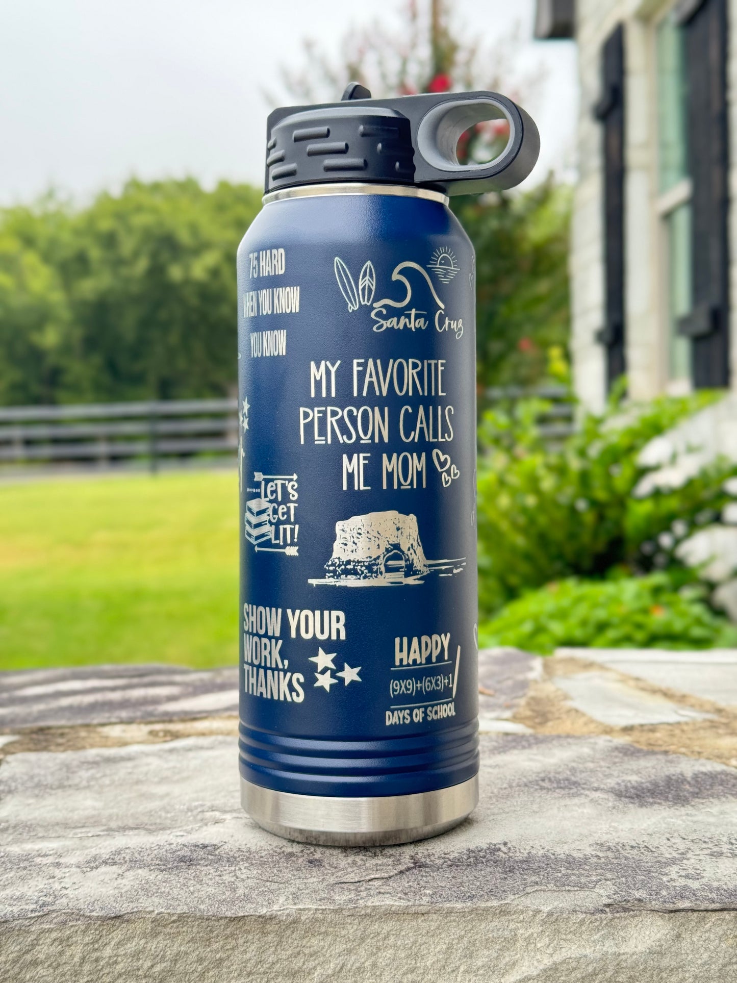 Personalized Engraved Water Bottle