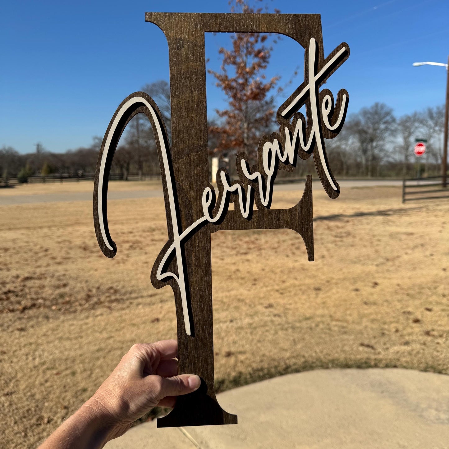 Large Wall Letter with Personalized First Name or Last Name