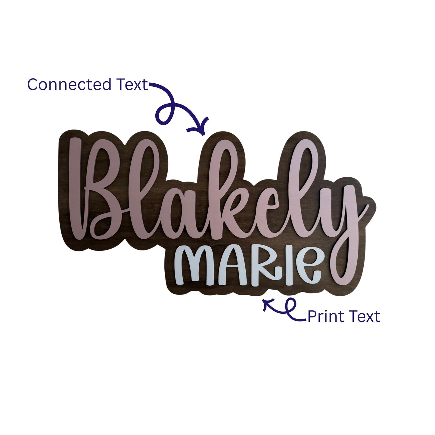 Wooden Connected Laser Cut Wood for Custom Signs