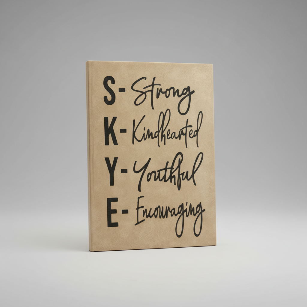 Personalized Engraved Journal