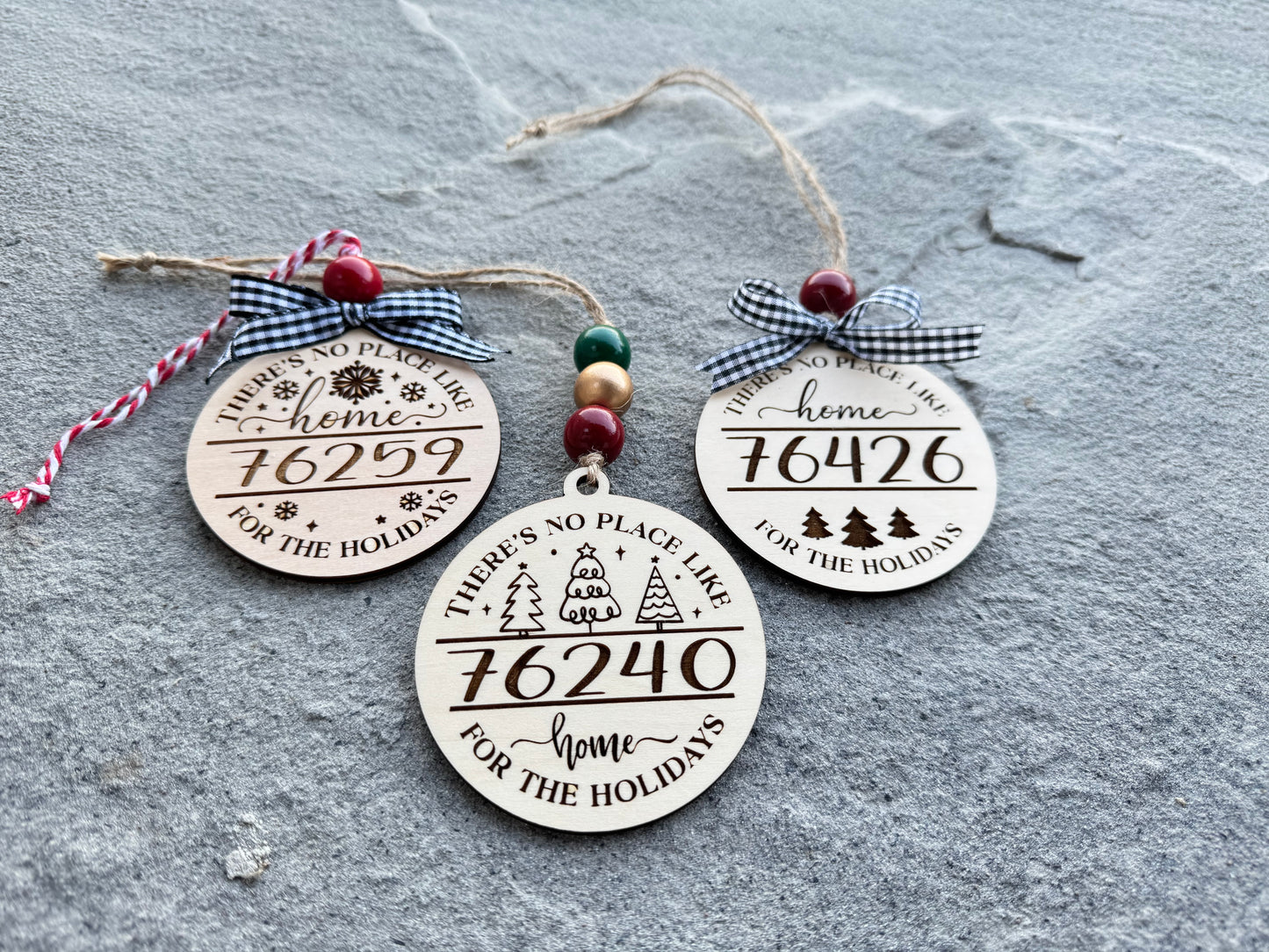 Christmas Ornaments Home Zip Code