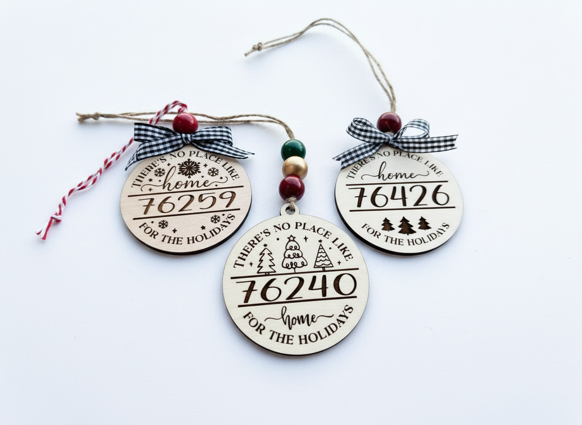 Christmas Ornaments Home Zip Code