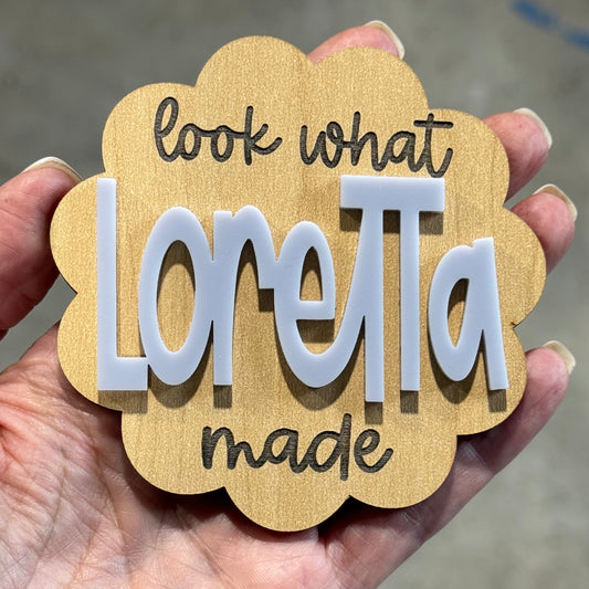 Personalized Magnets to Showcase Child’s Art