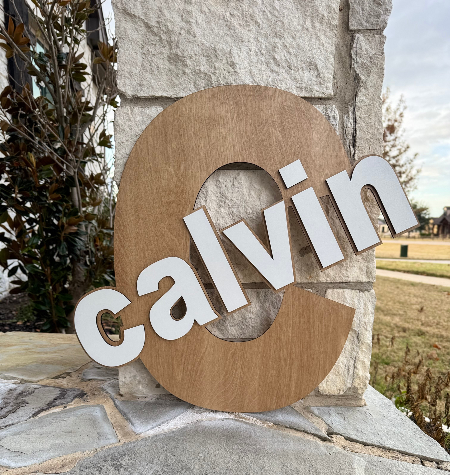 Large Wall Letter with First or Last Name