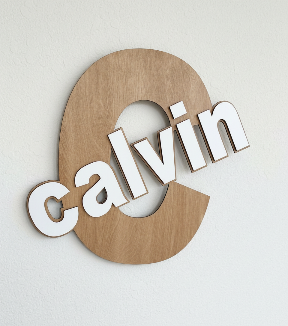 Large Wall Letter with First or Last Name