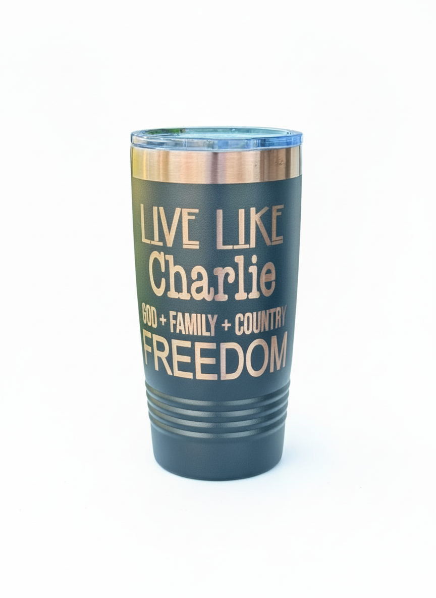Engraved Tumbler This is the Turning Point