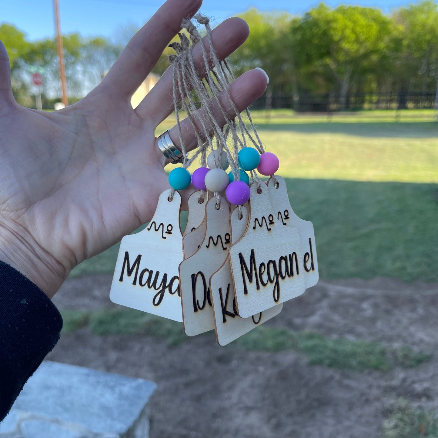 Wooden Gift Tag Custom Engraved