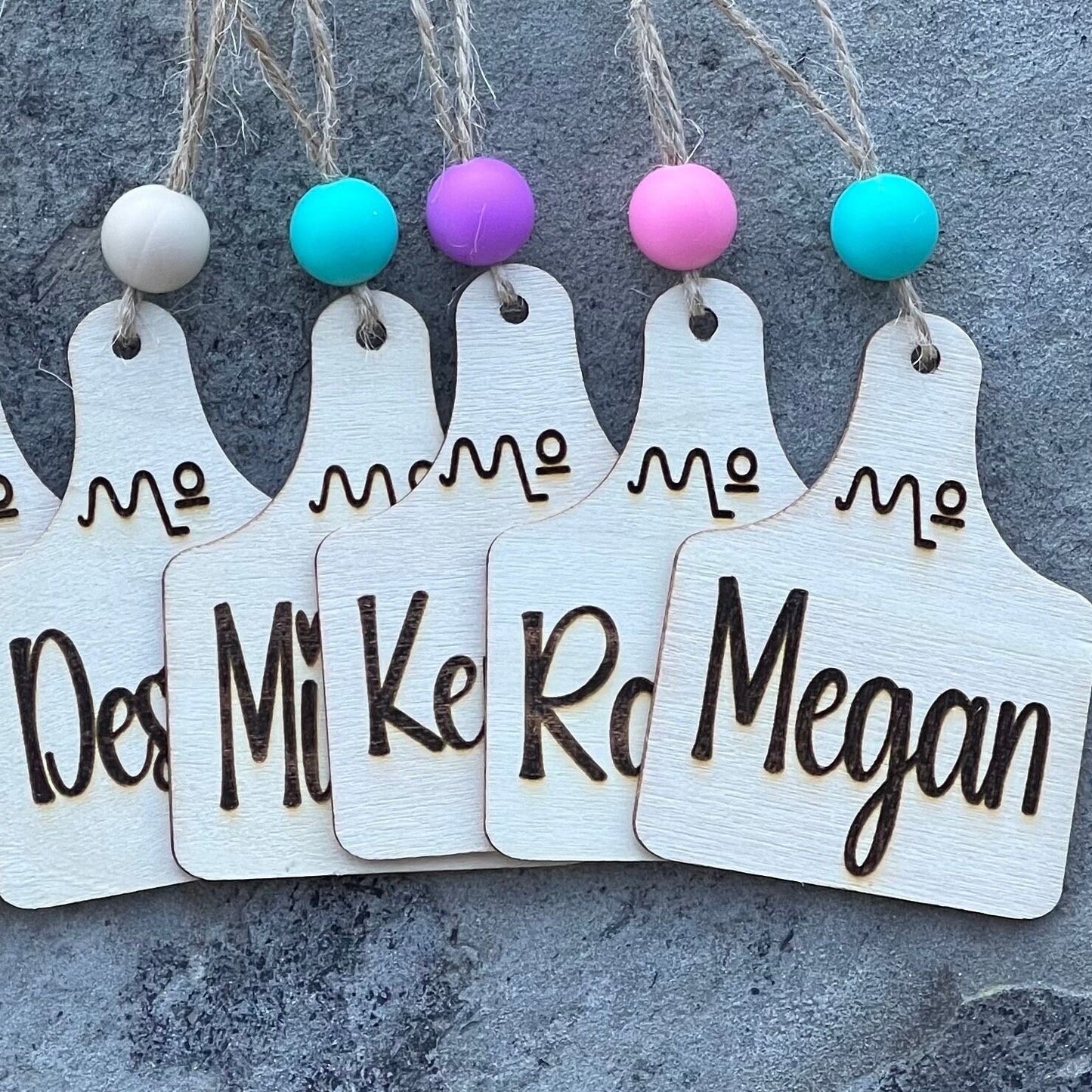 Wooden Gift Tag Custom Engraved