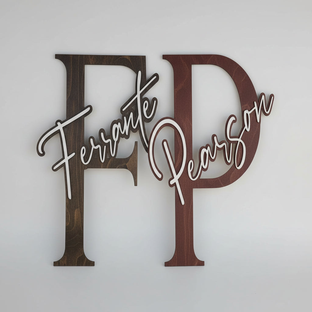 Large Wall Letter with First or Last Name
