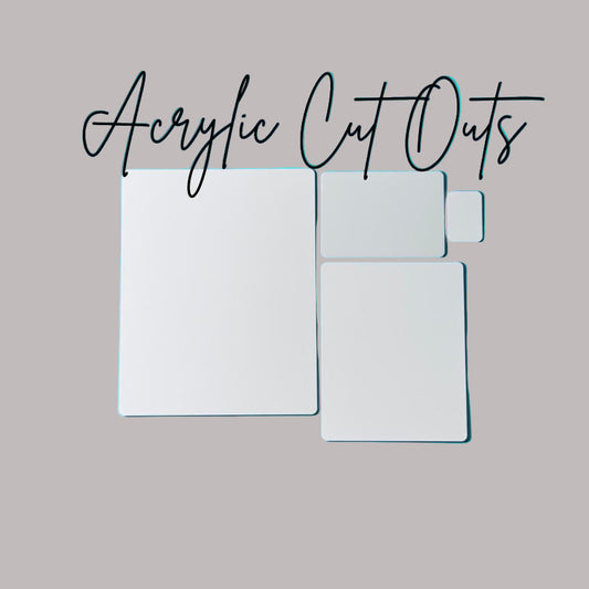 Acrylic Photo Frame Blanks 1/8” thick for Crafting Supplies