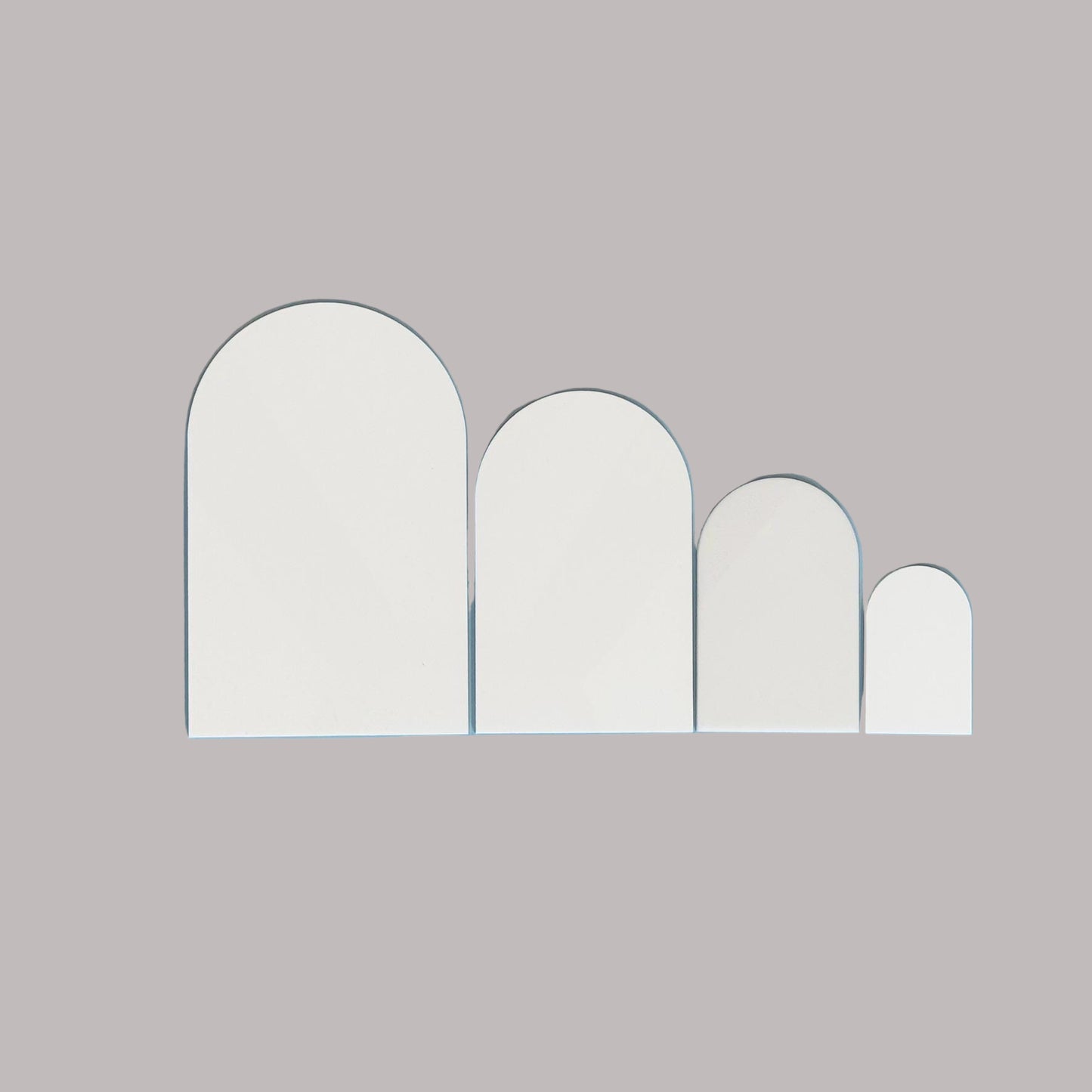 Arch acrylic blanks 1/8 inch thick in white and clear for sublimation and UV printing crafts