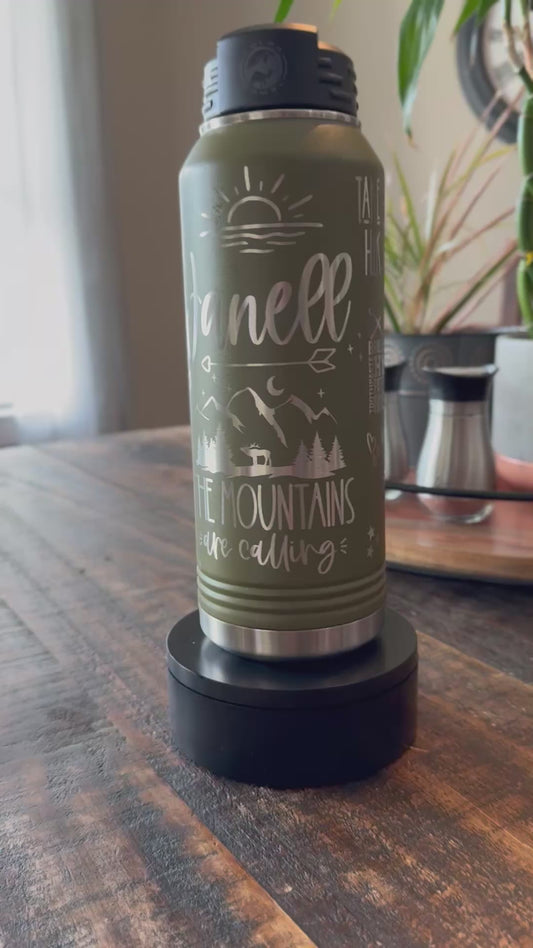 Personalized Engraved Water Bottle
